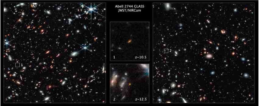  詹姆斯·韦伯太空望远镜早期的星系图像异 新闻动态 第2张
