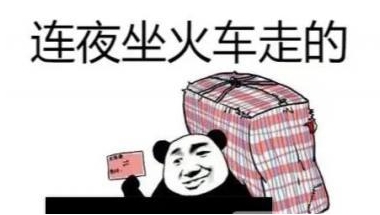  网络用语连夜买站票走的是什么梗 综合内容 第1张