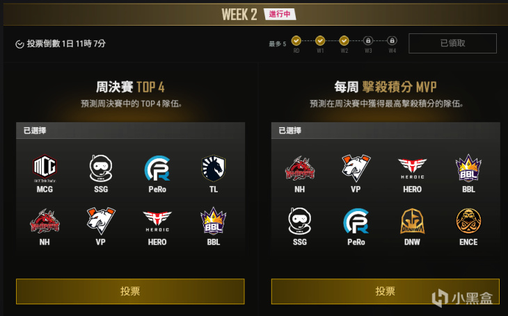  绝地求生PGC2021第二周周决赛投票参考 pubg周决赛投票 综合内容 第2张