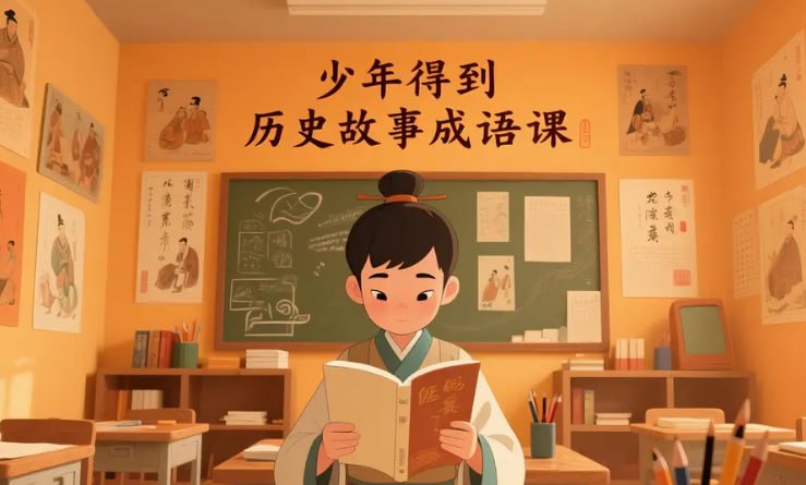 少年得到历史故事成语课，寓教于乐的成语启蒙课程