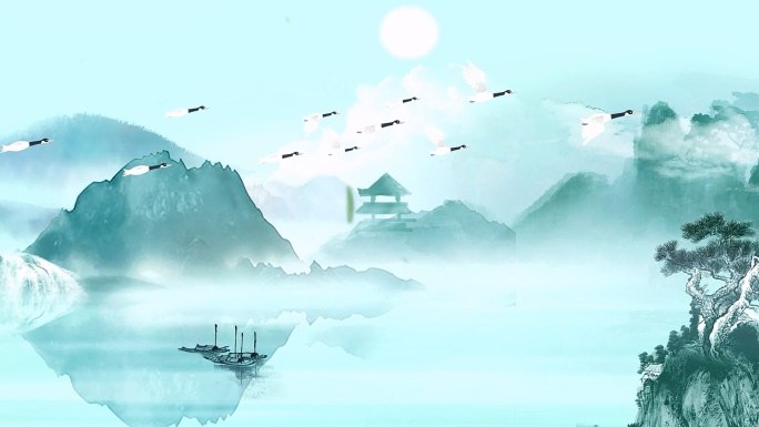 短视频热门素材——江南古风风景视频