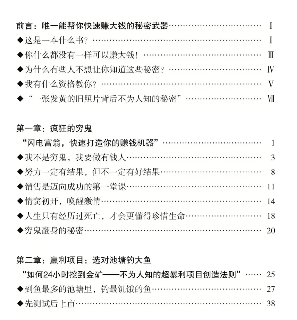 《赚大钱秘笈》：从零打造赚钱机器的暴利项目法则