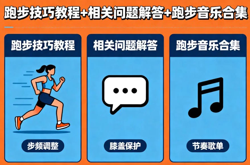 跑步完全指南：科学技巧+疑难解答+专属音乐歌单