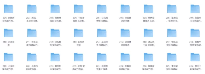 创业商用美食技术制作配方