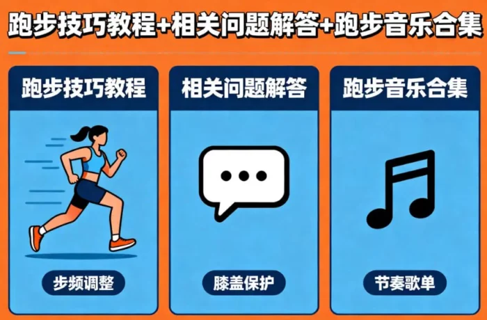 跑步完全指南：科学技巧+疑难解答+专属音乐歌单