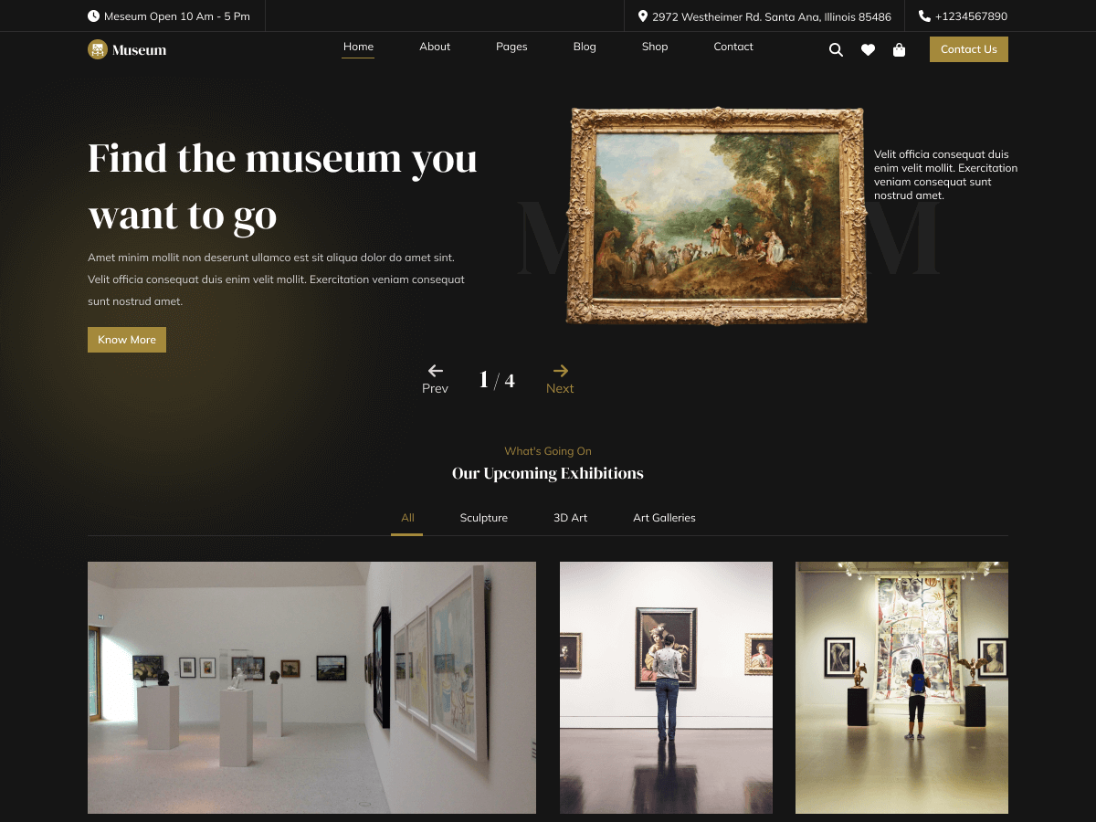 博物馆展览主题