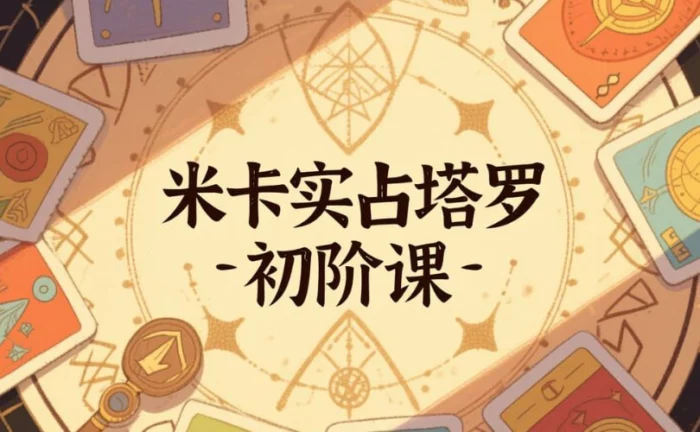米卡实占塔罗初阶课，从零基础到精准解牌的实战教程-番茄共享网