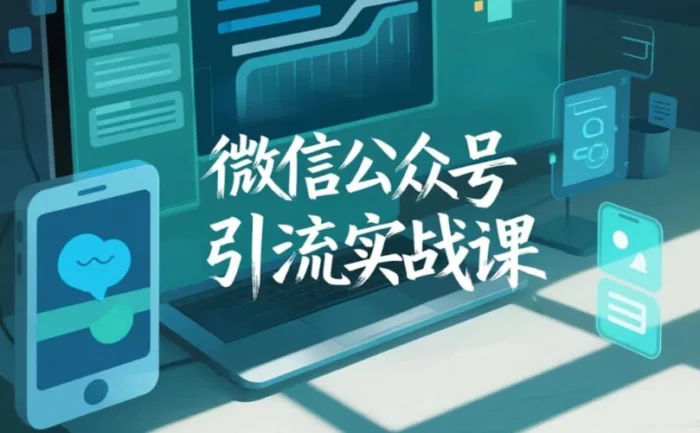 微信公众号引流变现实战课，从基础逻辑到搜一搜优化排名-番茄共享网