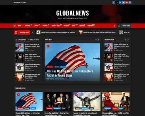 GlobalNews 时尚的WordPress博客主题