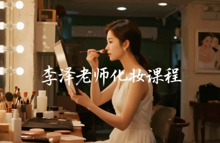 李泽时尚前沿妆容课，8课时掌握风格当道化妆术